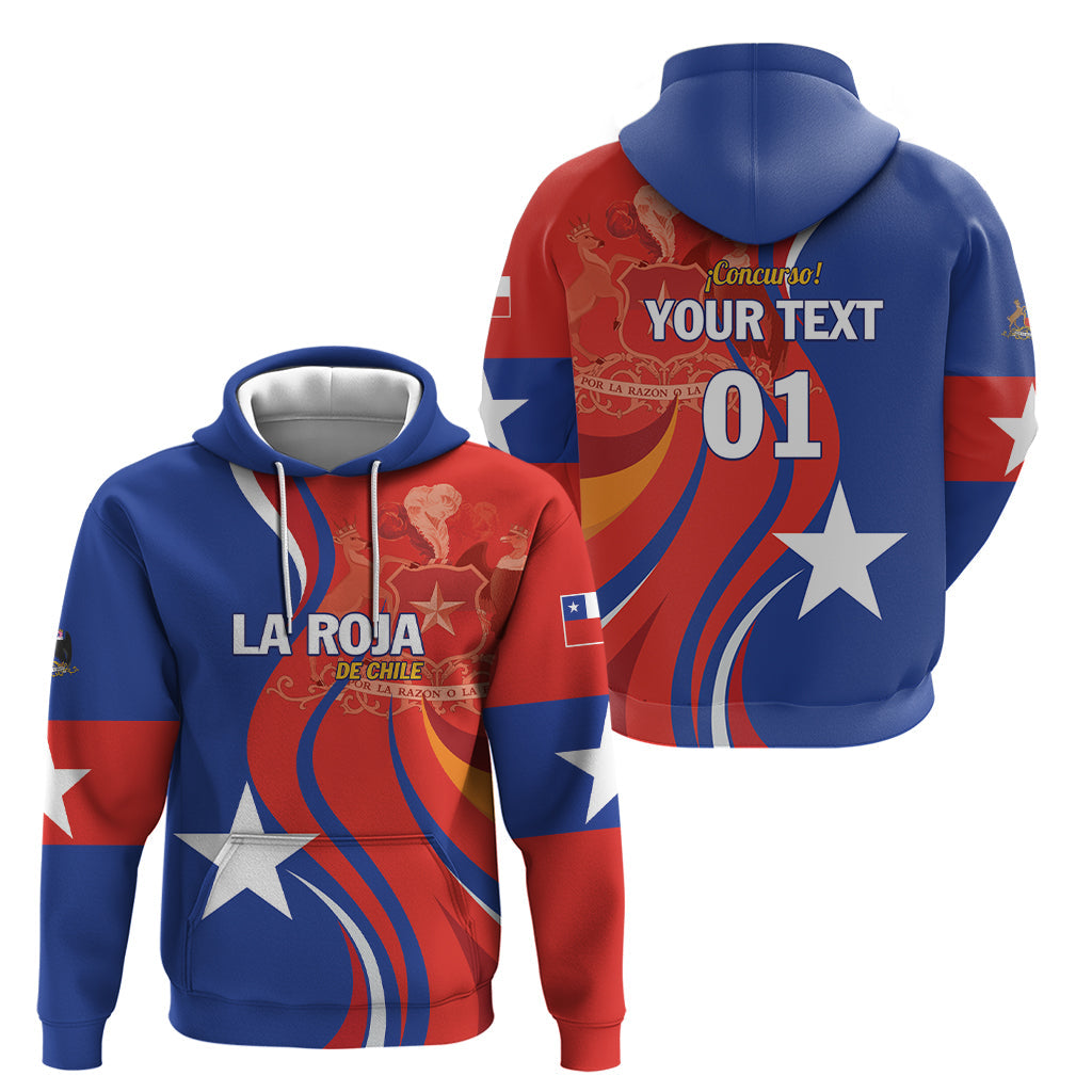 Personalized Chile 2024 Football Hoodie Concurso La Roja LT01