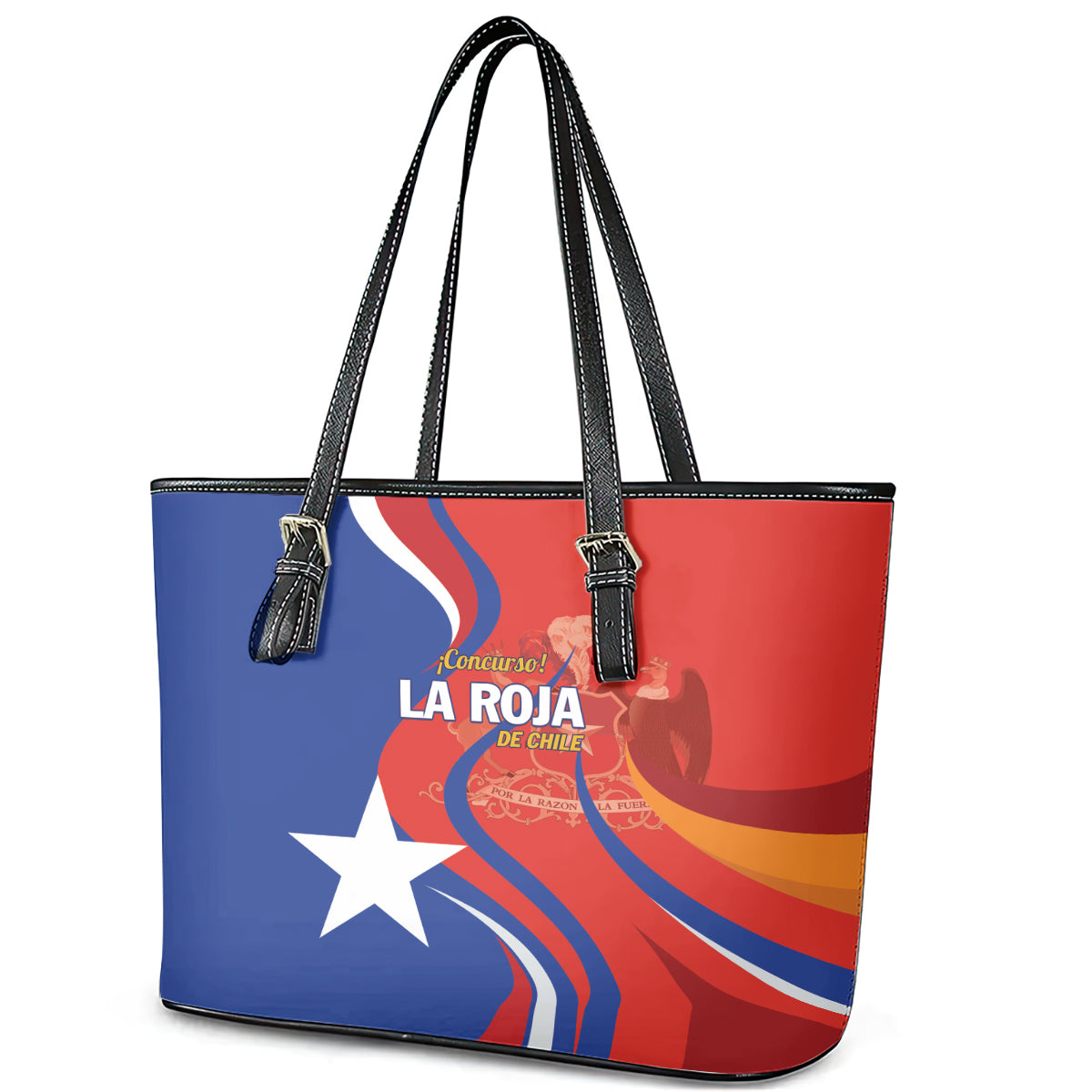 Chile 2024 Football Leather Tote Bag Concurso La Roja LT01