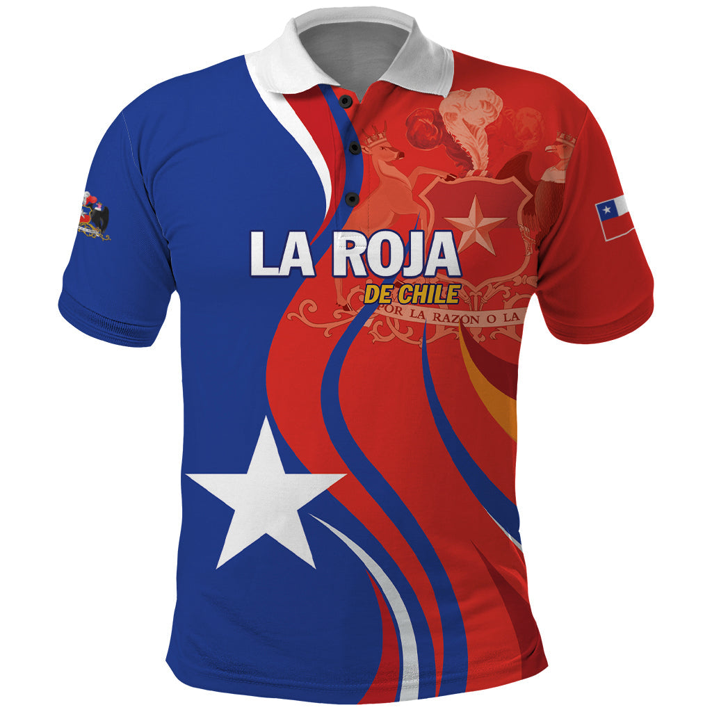Personalized Chile 2024 Football Polo Shirt Concurso La Roja LT01