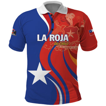 Personalized Chile 2024 Football Polo Shirt Concurso La Roja LT01