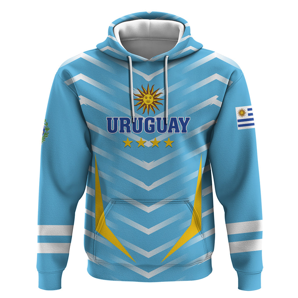 Personalized Uruguay 2024 Football Hoodie Come On La Celeste LT01