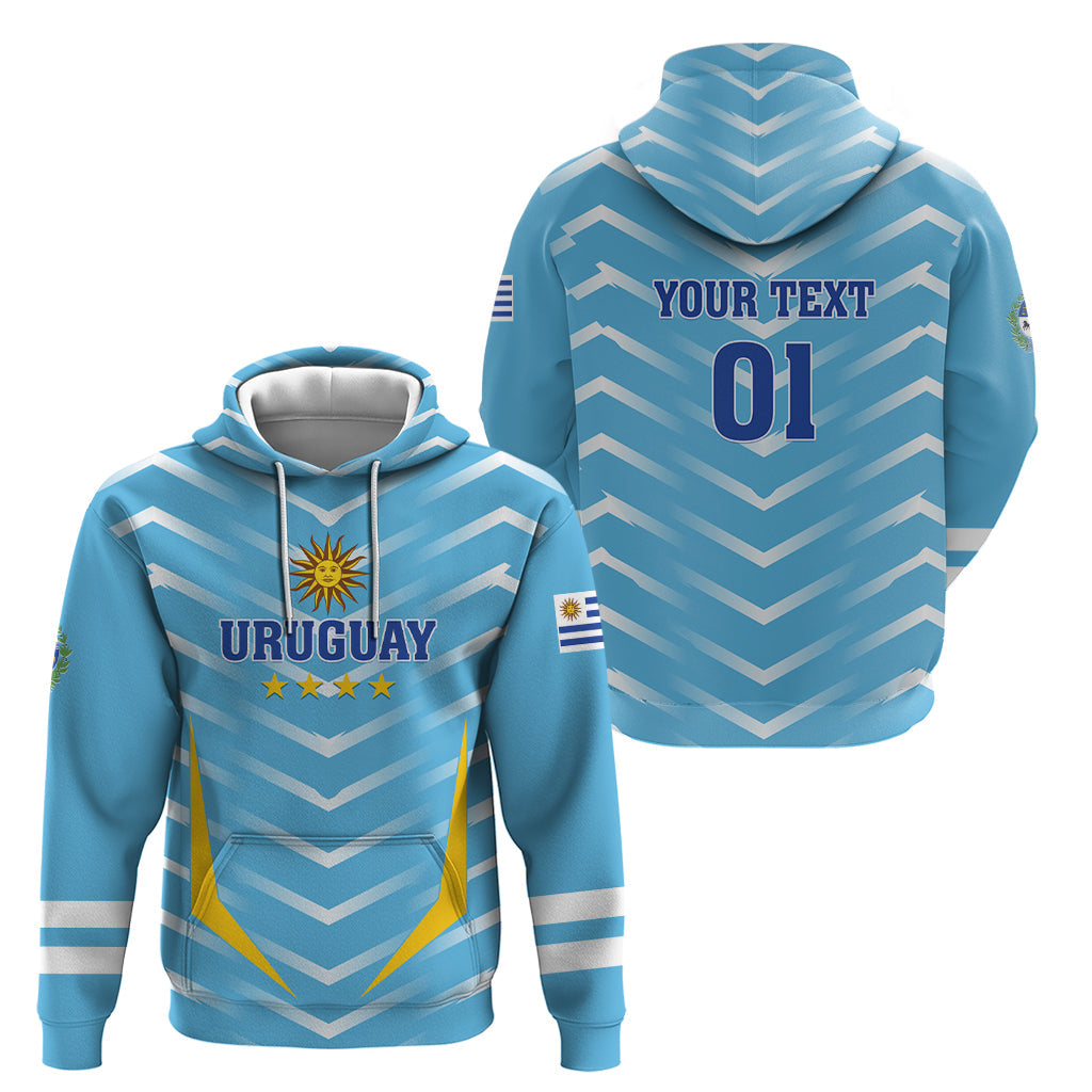 Personalized Uruguay 2024 Football Hoodie Come On La Celeste LT01