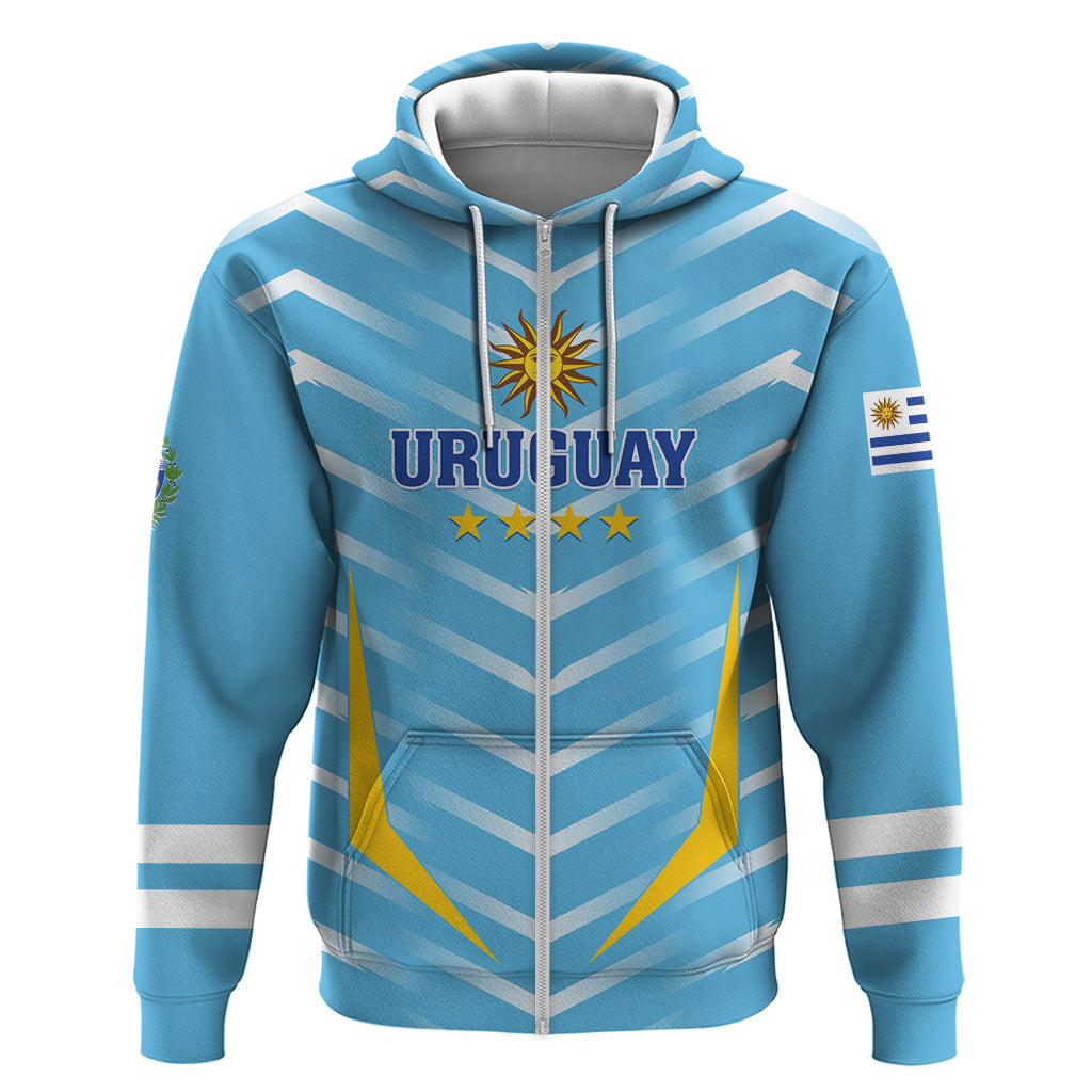 Personalized Uruguay 2024 Football Hoodie Come On La Celeste LT01