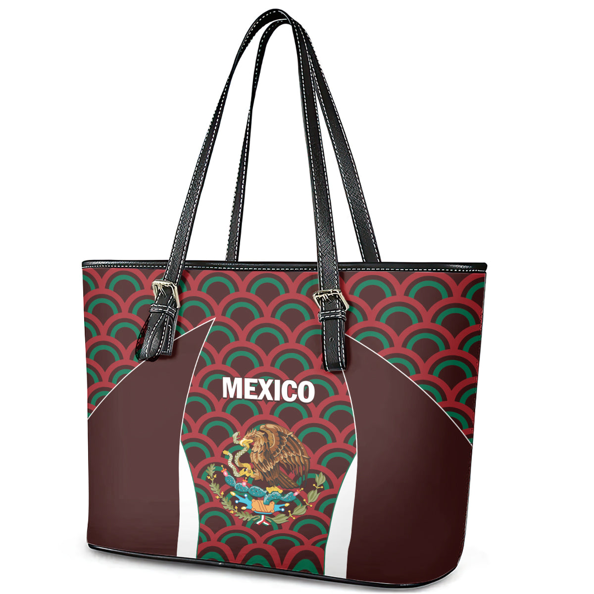 Mexico 2024 Football Leather Tote Bag Come On El Tri LT01