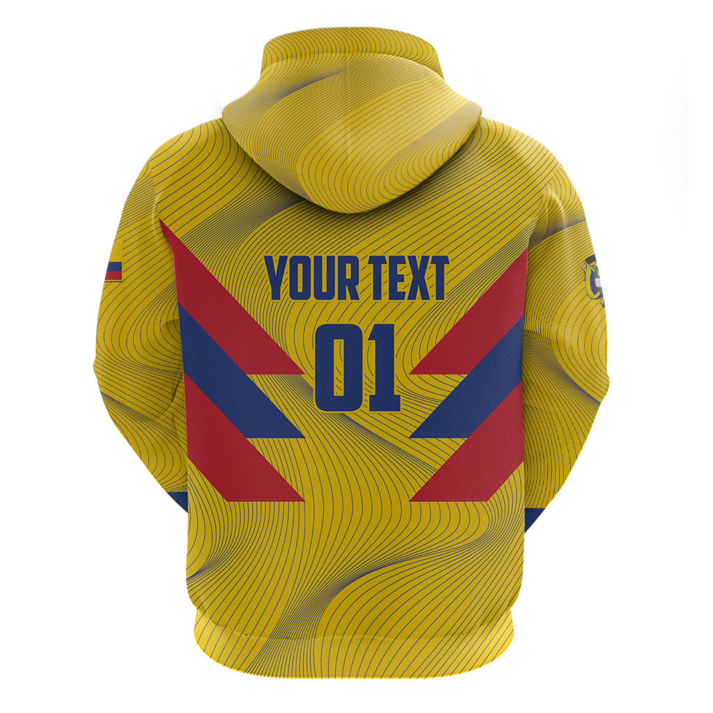 Personalized Colombia 2024 Football Hoodie Go Los Cafeteros LT01