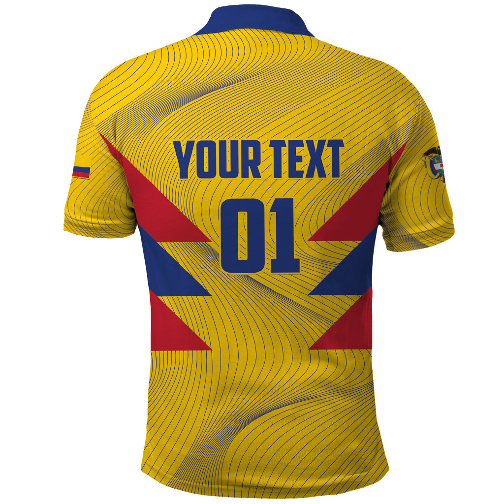 Personalized Colombia 2024 Football Polo Shirt Go Los Cafeteros LT01