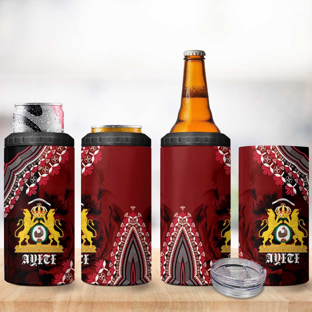 Anpi an Ayiti 18041806 Haiti 4 in 1 Can Cooler Tumbler Liberte ou la Mort! LT01