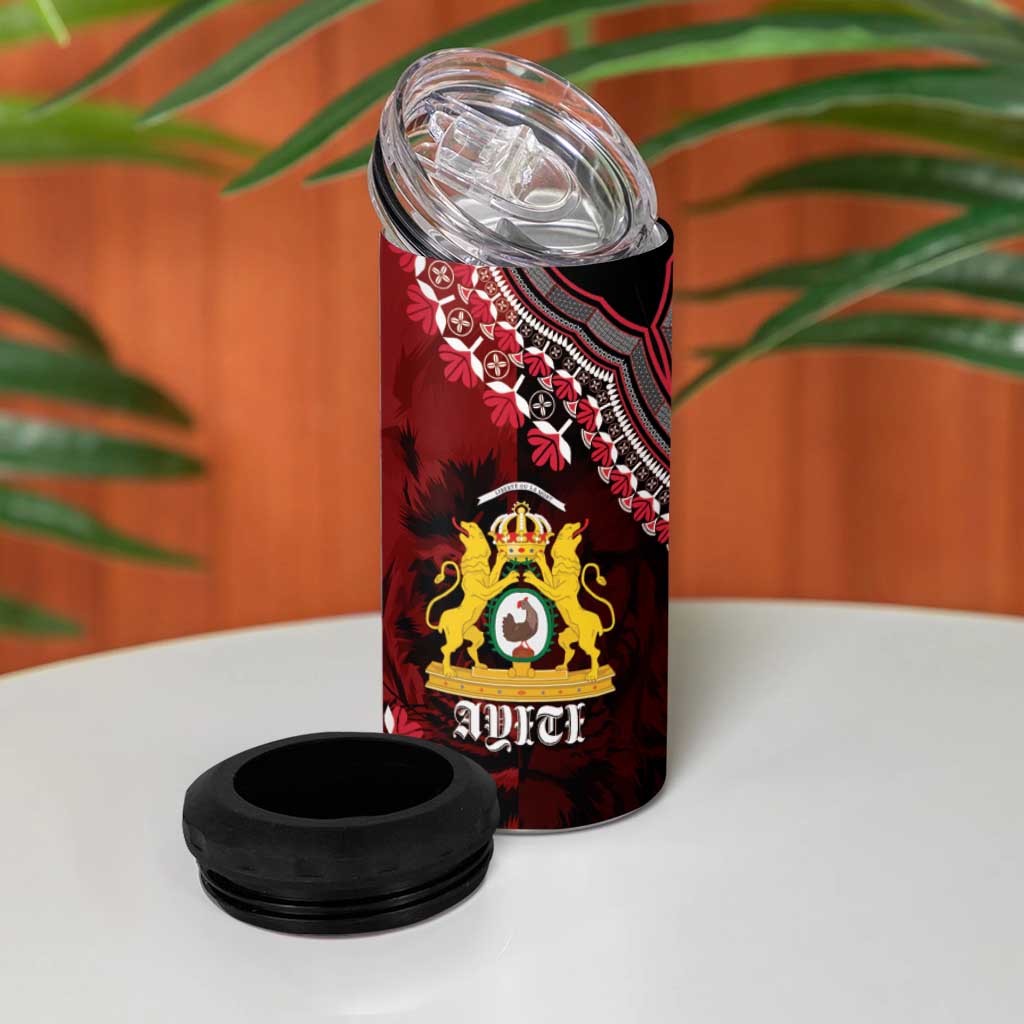 Anpi an Ayiti 18041806 Haiti 4 in 1 Can Cooler Tumbler Liberte ou la Mort! LT01