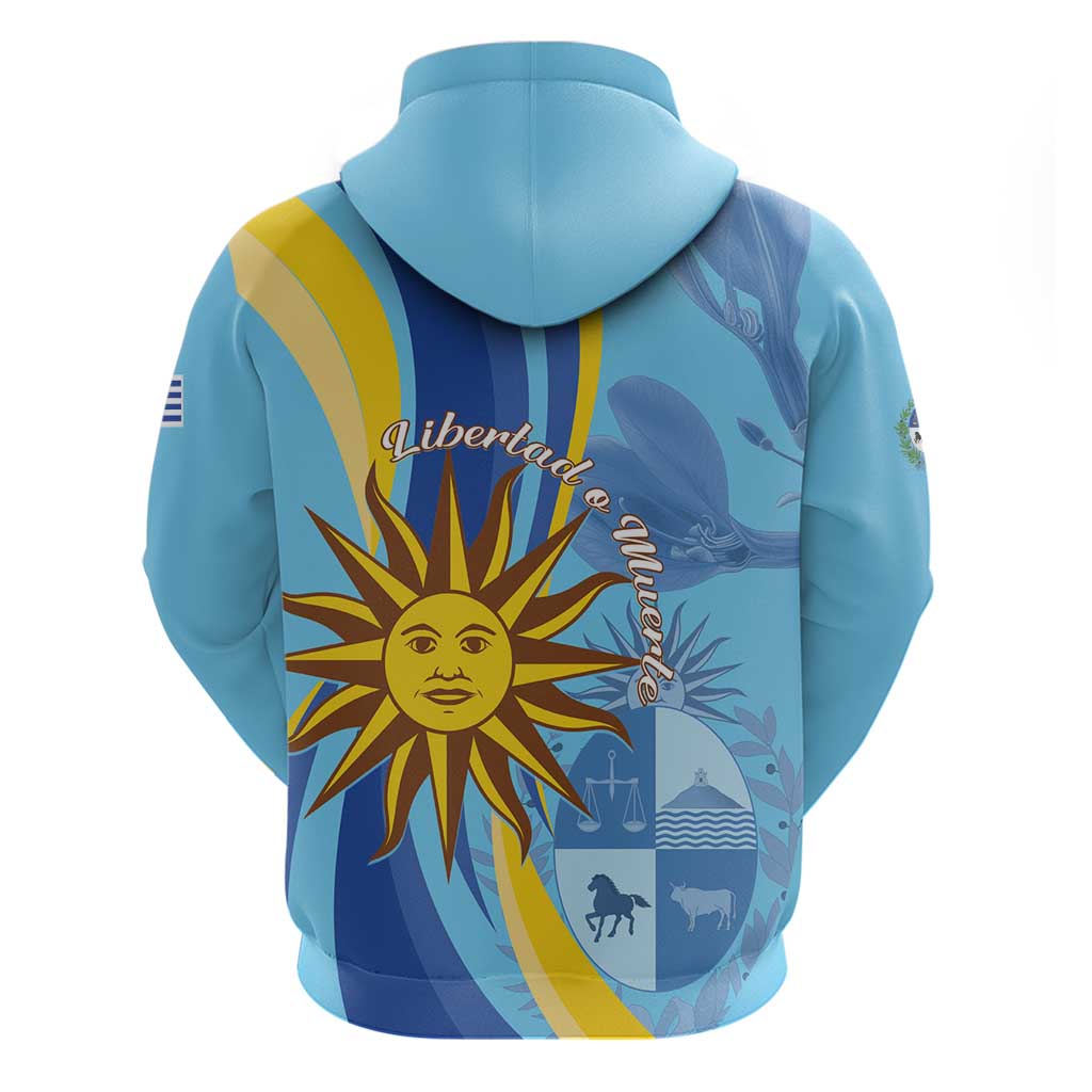 Uruguay Independence Day Hoodie Sol de Mayo Erythrina Crista Galli LT01