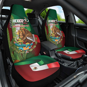 Mexico Independence Day 2025 Car Seat Cover 215th Anniversary Estados Unidos Mexicanos LT01