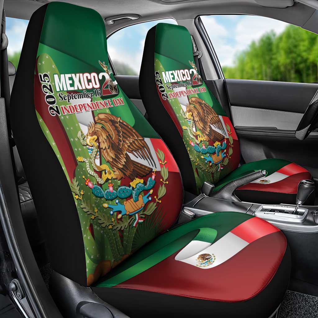 Mexico Independence Day 2025 Car Seat Cover 215th Anniversary Estados Unidos Mexicanos LT01
