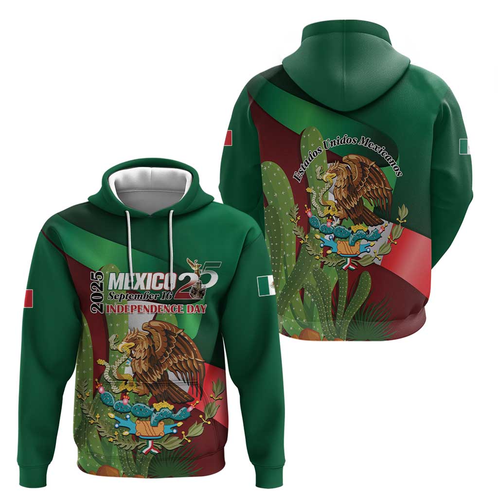 Mexico Independence Day 2025 Hoodie 215th Anniversary Estados Unidos Mexicanos LT01