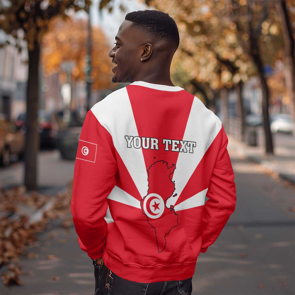 Tunisia Independence Day Sweatshirt with Coat of Arms and Flag Style LT01