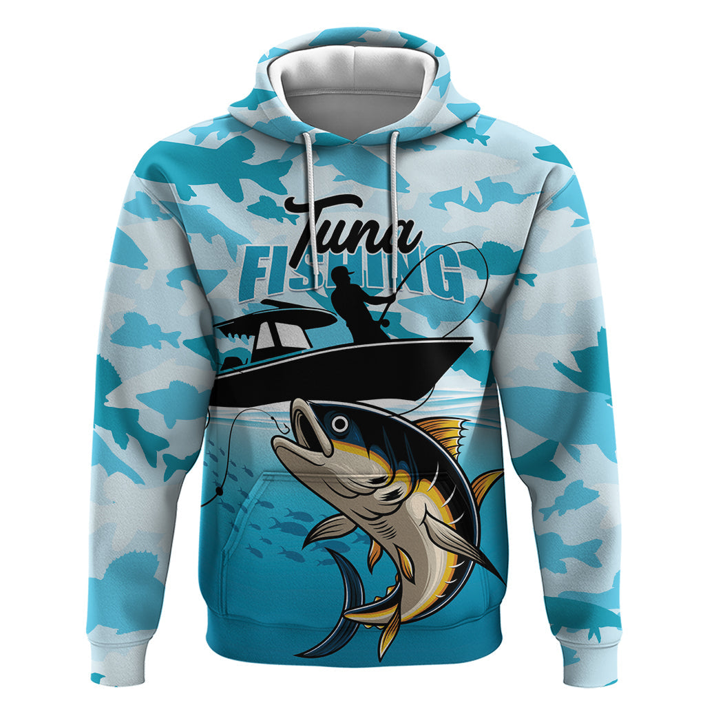 Tuna Fishing Hoodie Fish Camouflage Pattern LT01