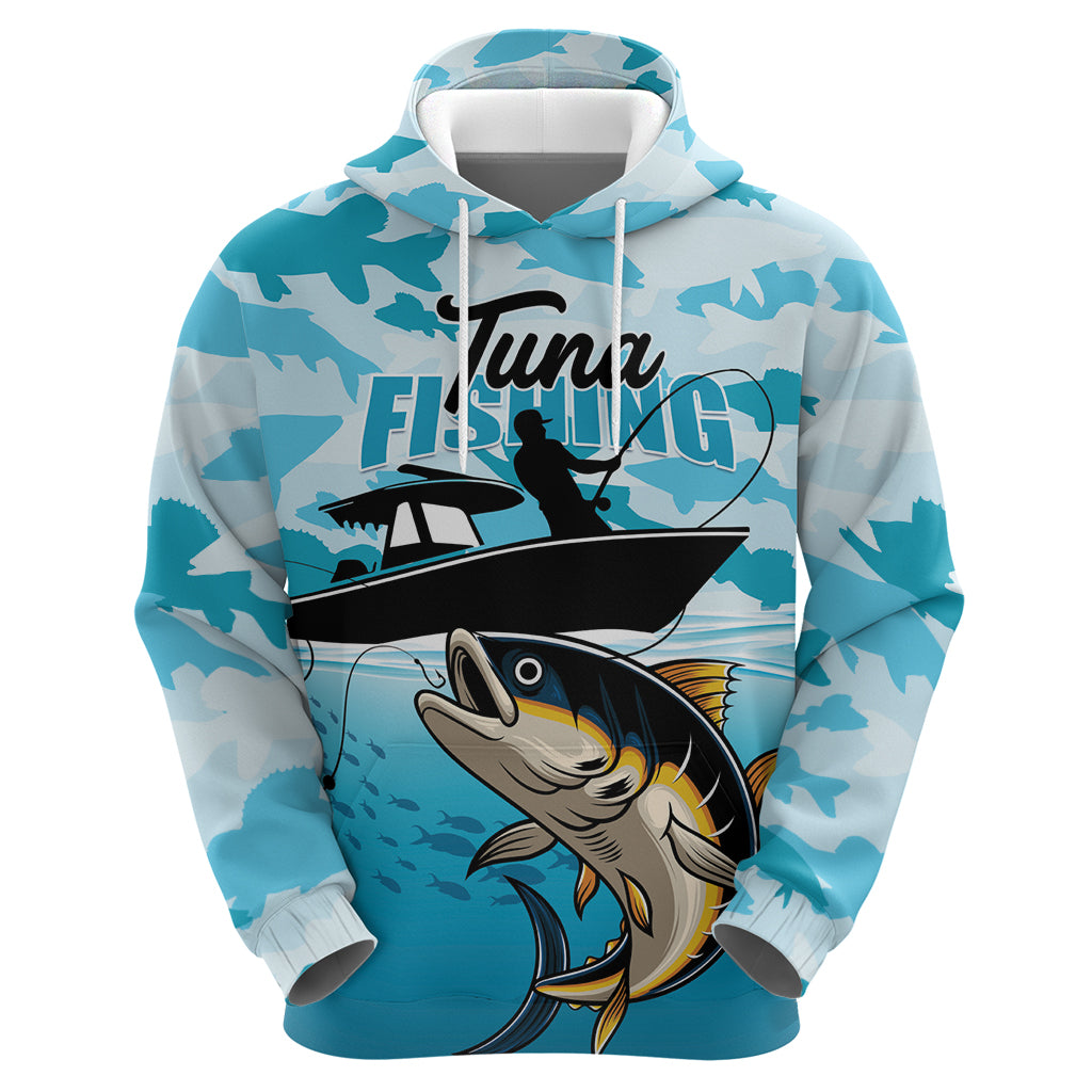 Tuna Fishing Hoodie Fish Camouflage Pattern LT01