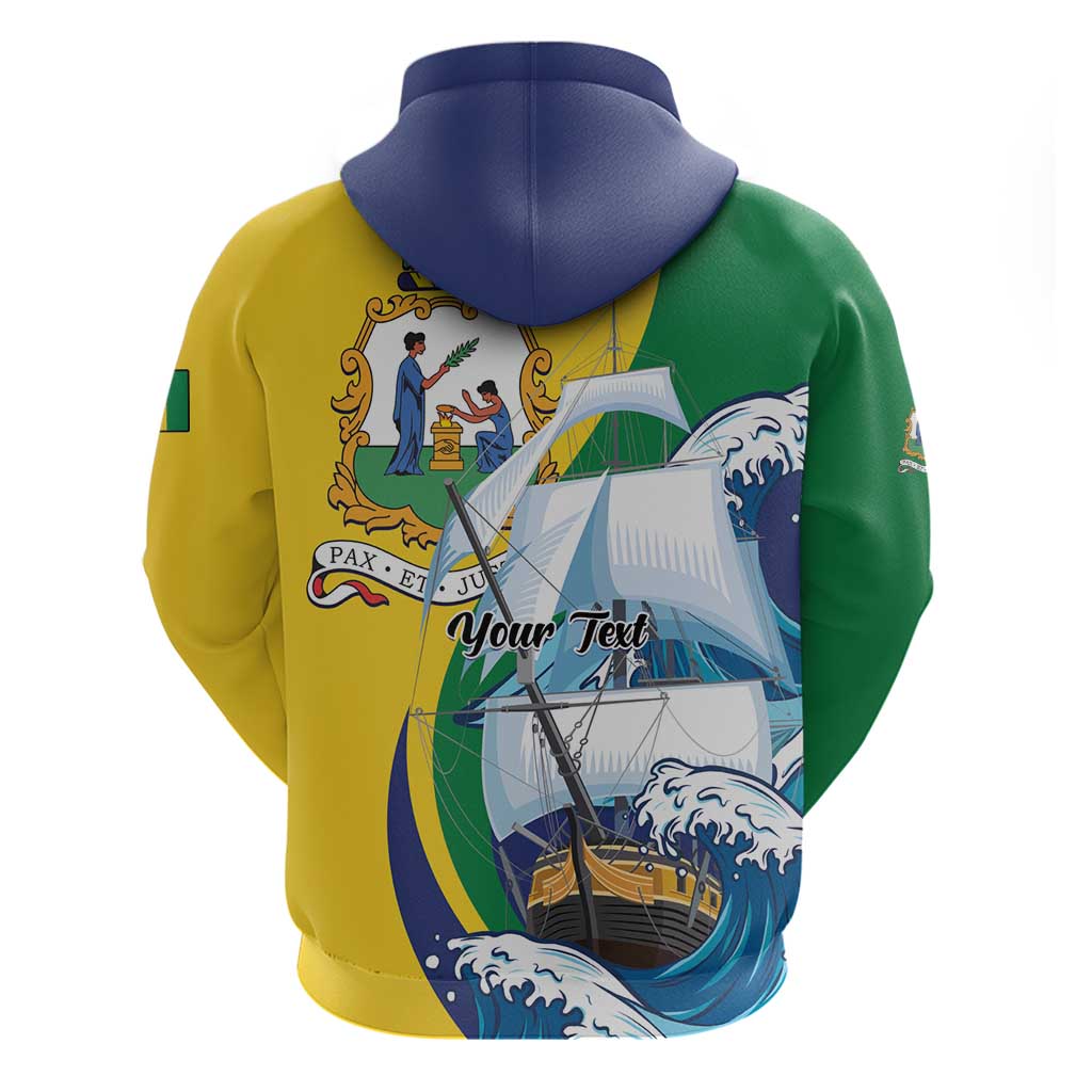 Personalized Saint Vincent and the Grenadines Sailing Hoodie Caribbean Sailing LT01