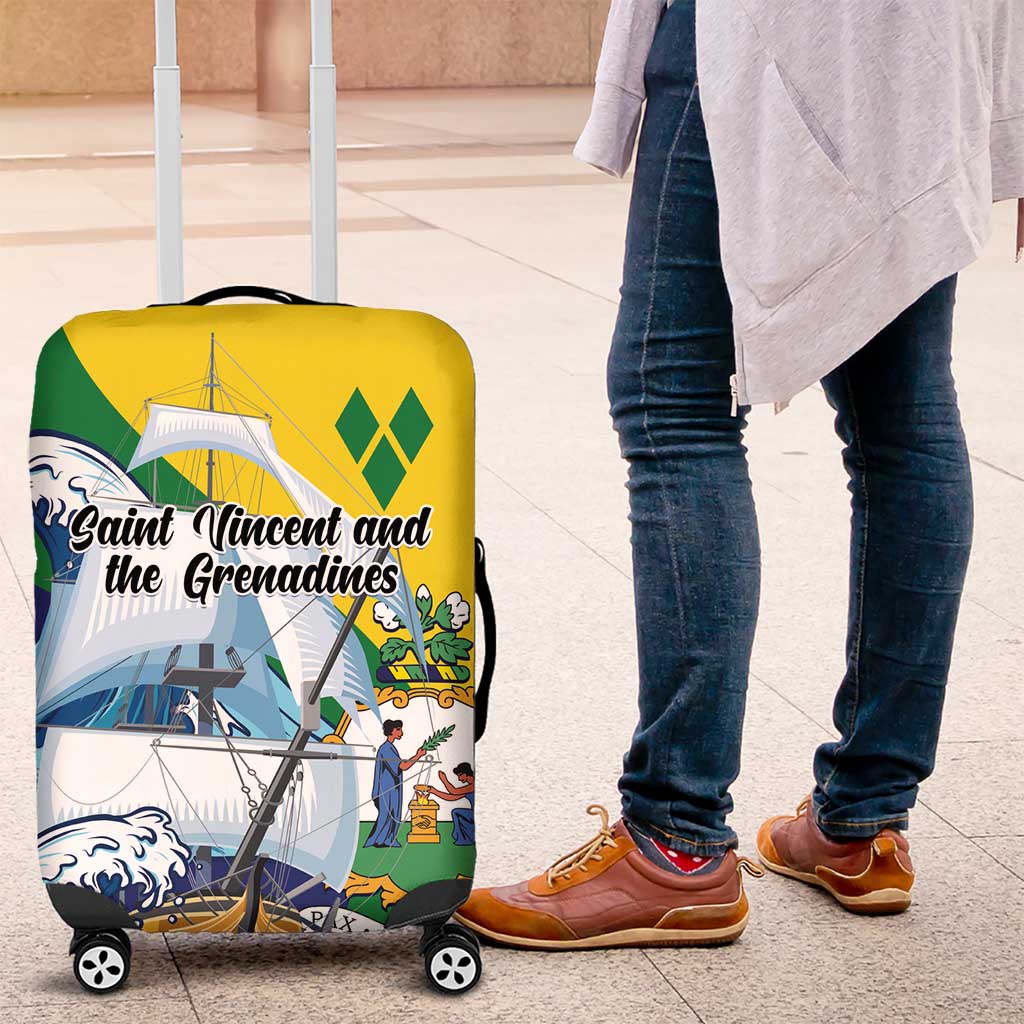 Saint Vincent and the Grenadines Sailing Luggage Cover Caribbean Sailing LT01
