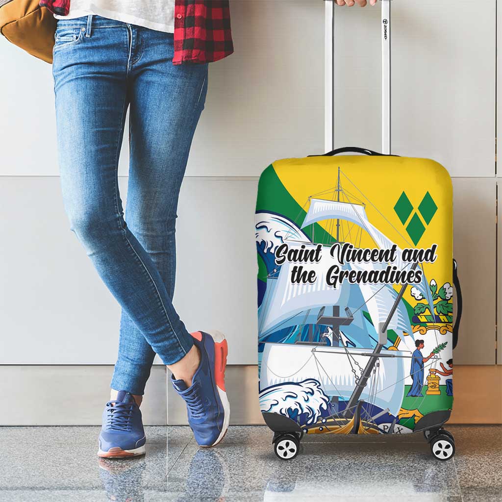 Saint Vincent and the Grenadines Sailing Luggage Cover Caribbean Sailing LT01