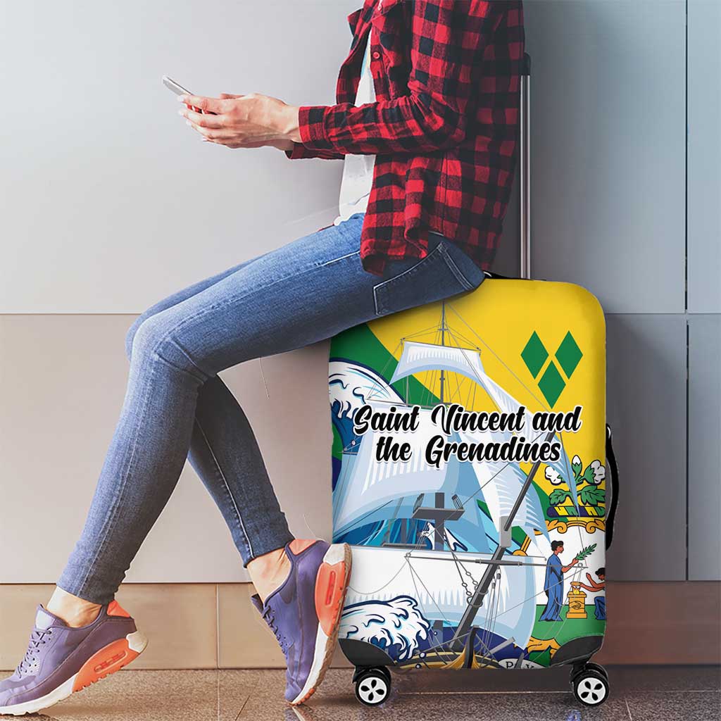 Saint Vincent and the Grenadines Sailing Luggage Cover Caribbean Sailing LT01