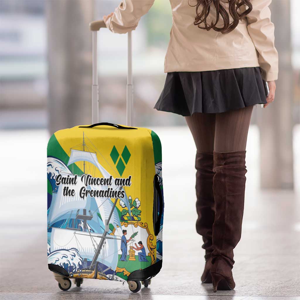 Saint Vincent and the Grenadines Sailing Luggage Cover Caribbean Sailing LT01