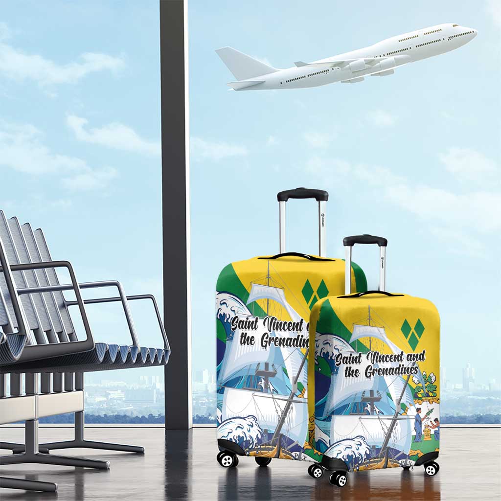 Saint Vincent and the Grenadines Sailing Luggage Cover Caribbean Sailing LT01
