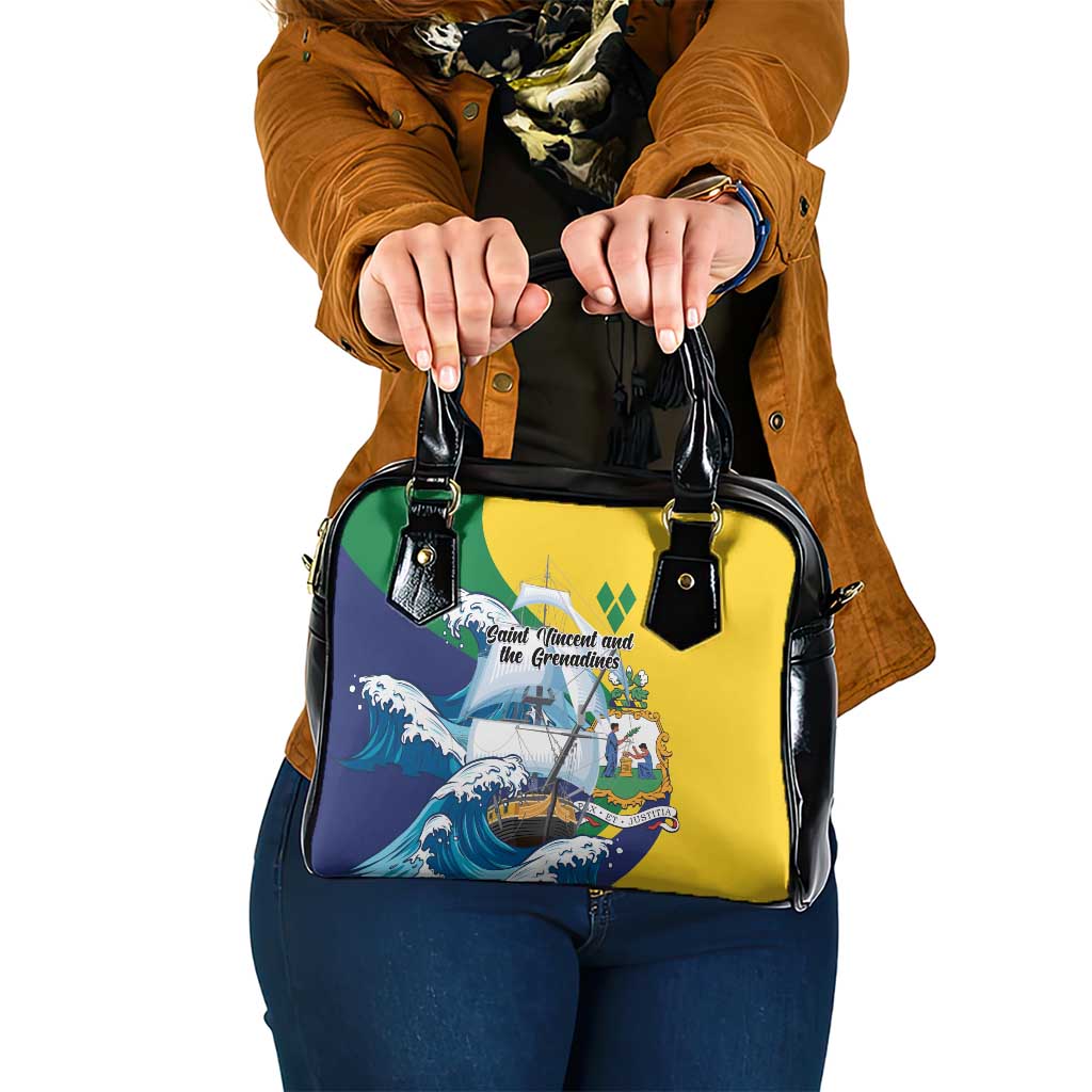 Saint Vincent and the Grenadines Sailing Shoulder Handbag Caribbean Sailing LT01