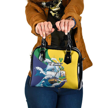 Saint Vincent and the Grenadines Sailing Shoulder Handbag Caribbean Sailing LT01
