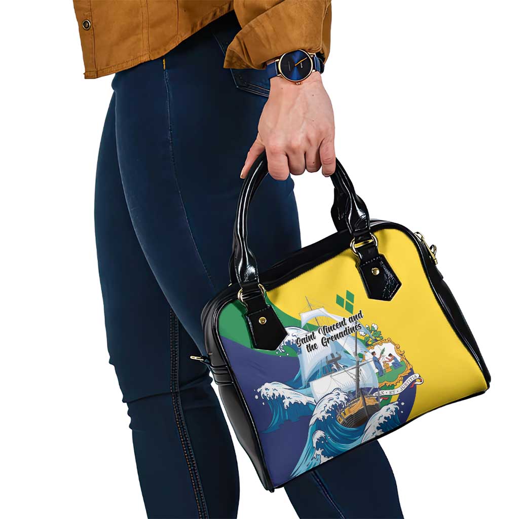 Saint Vincent and the Grenadines Sailing Shoulder Handbag Caribbean Sailing LT01