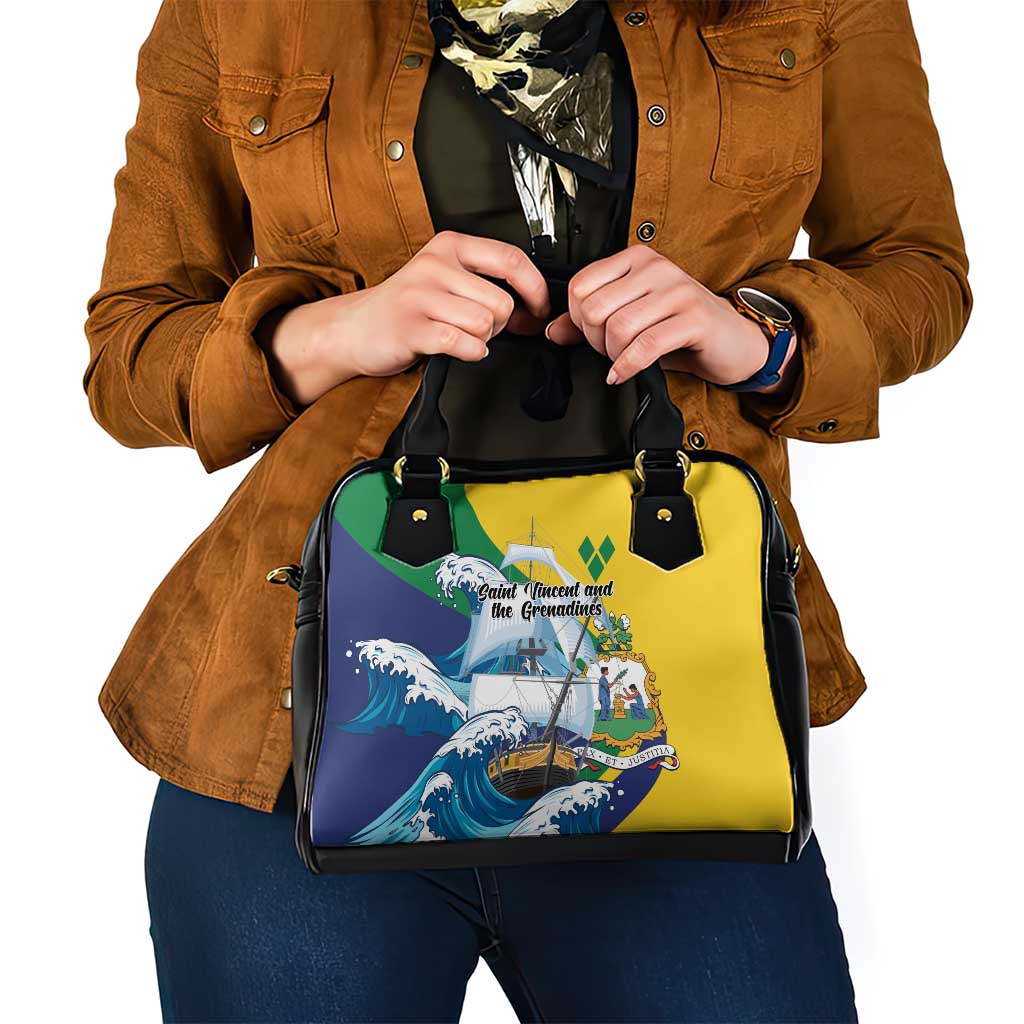 Saint Vincent and the Grenadines Sailing Shoulder Handbag Caribbean Sailing LT01
