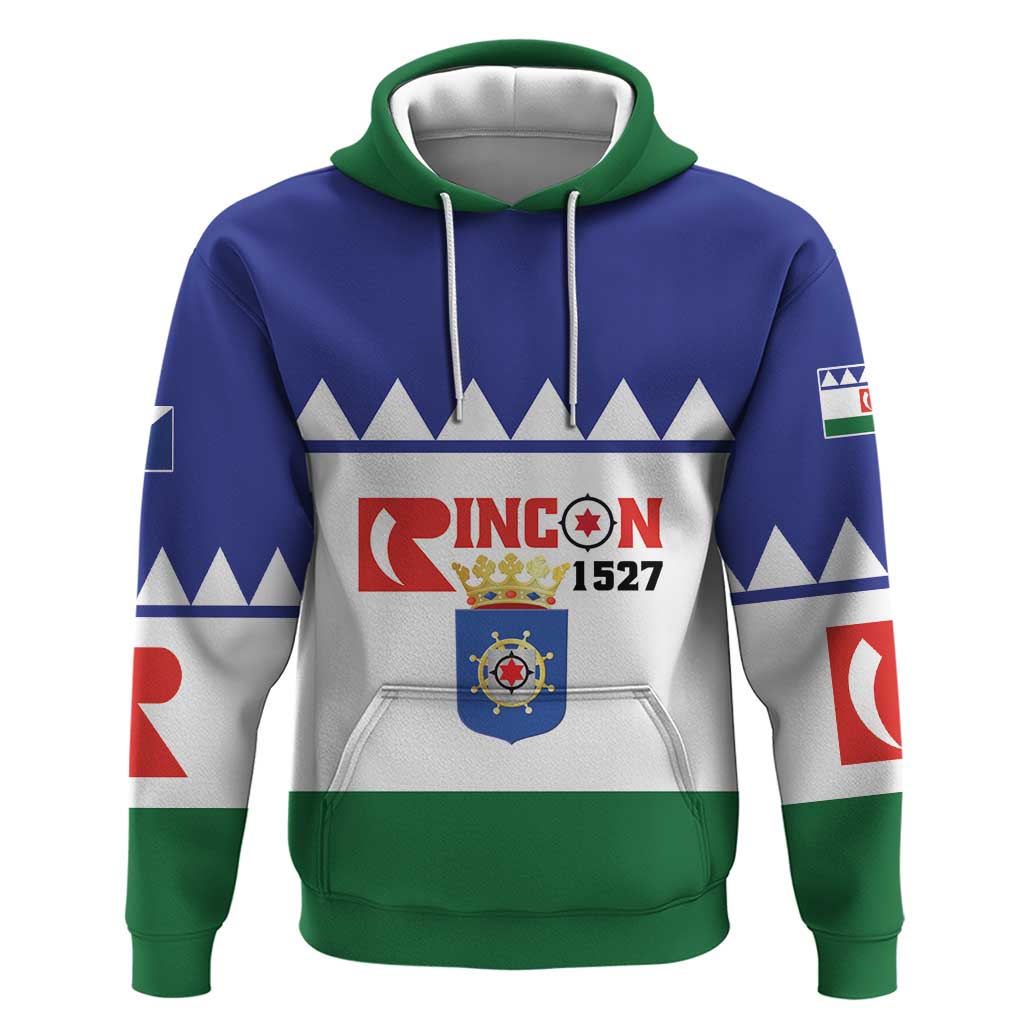 Personalised Bonaire Rincon Hoodie Flag Stylized LT01
