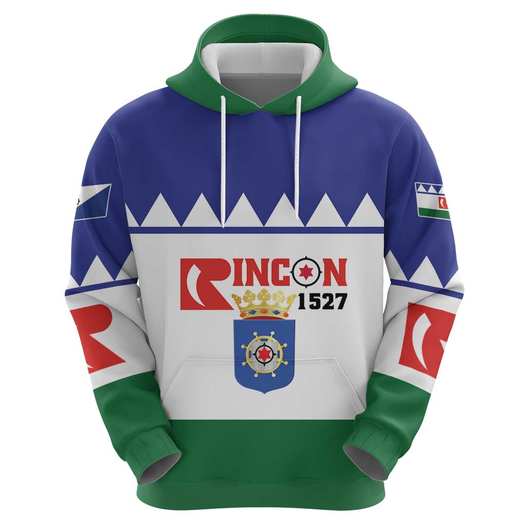 Personalised Bonaire Rincon Hoodie Flag Stylized LT01