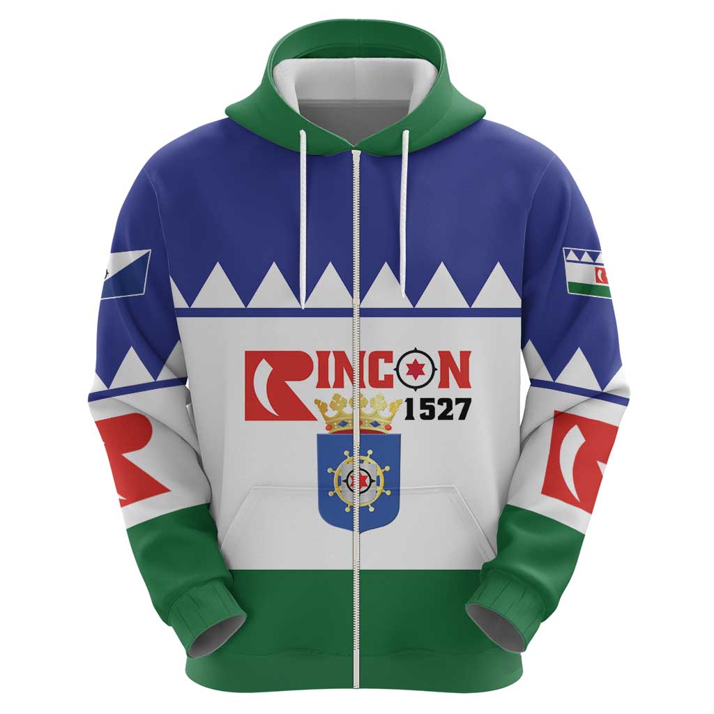 Personalised Bonaire Rincon Hoodie Flag Stylized LT01