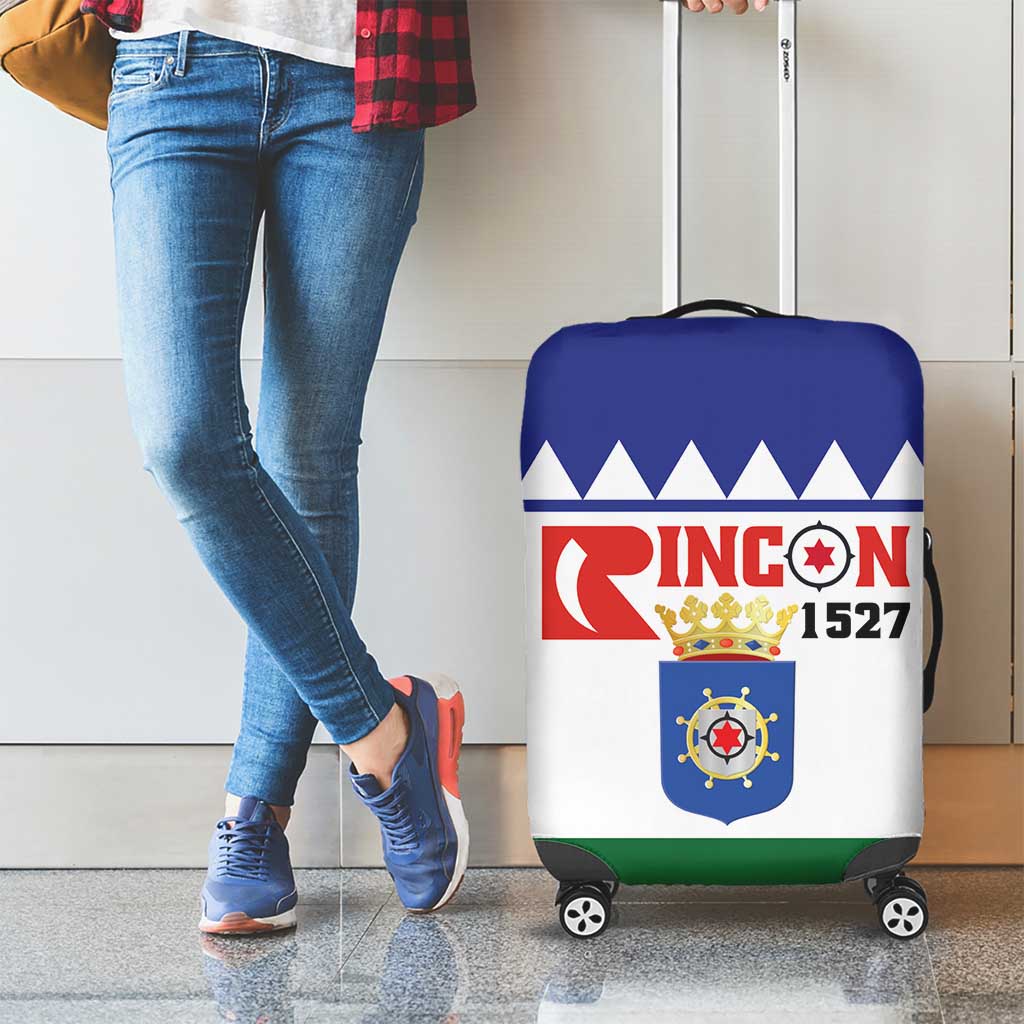 Bonaire Rincon Luggage Cover Flag Stylized LT01