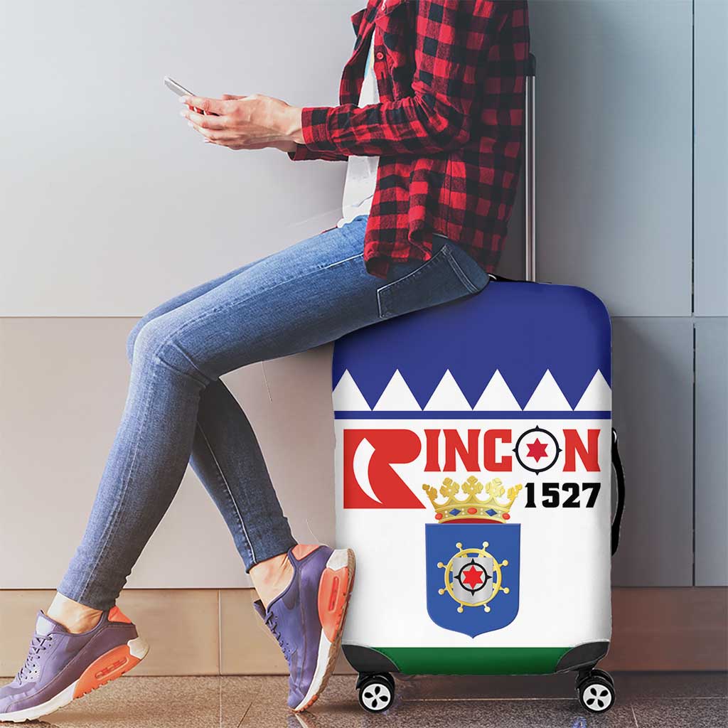 Bonaire Rincon Luggage Cover Flag Stylized LT01