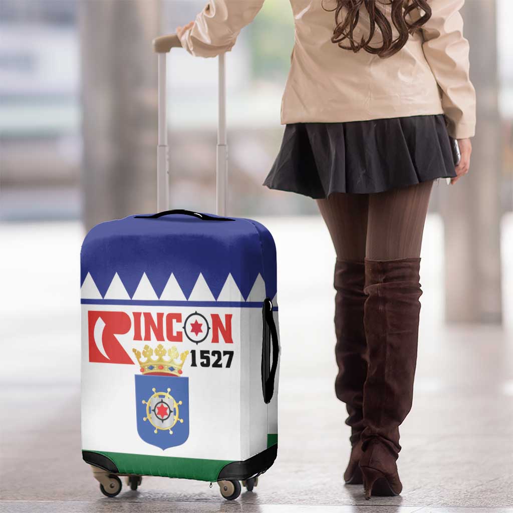 Bonaire Rincon Luggage Cover Flag Stylized LT01