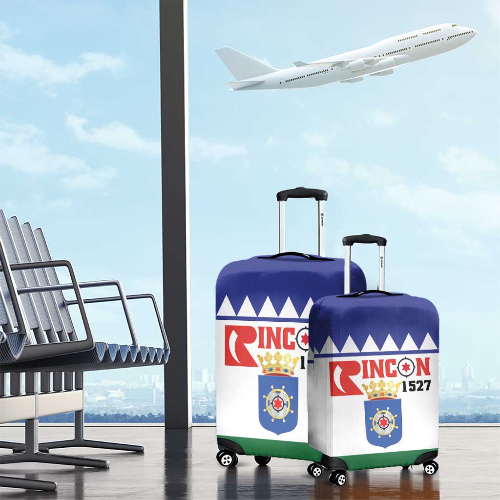 Bonaire Rincon Luggage Cover Flag Stylized LT01