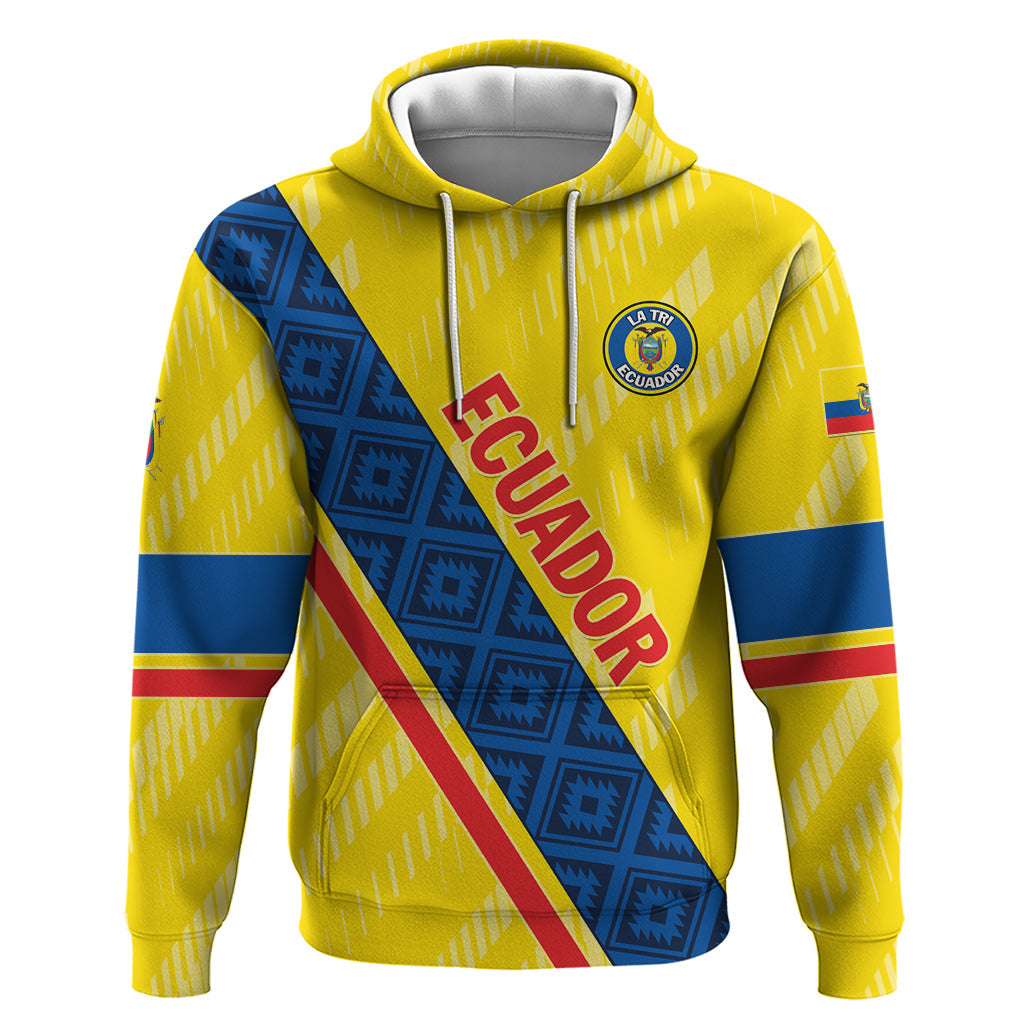 Personalized Ecuador 2024 Football Hoodie Come On La Tri LT01