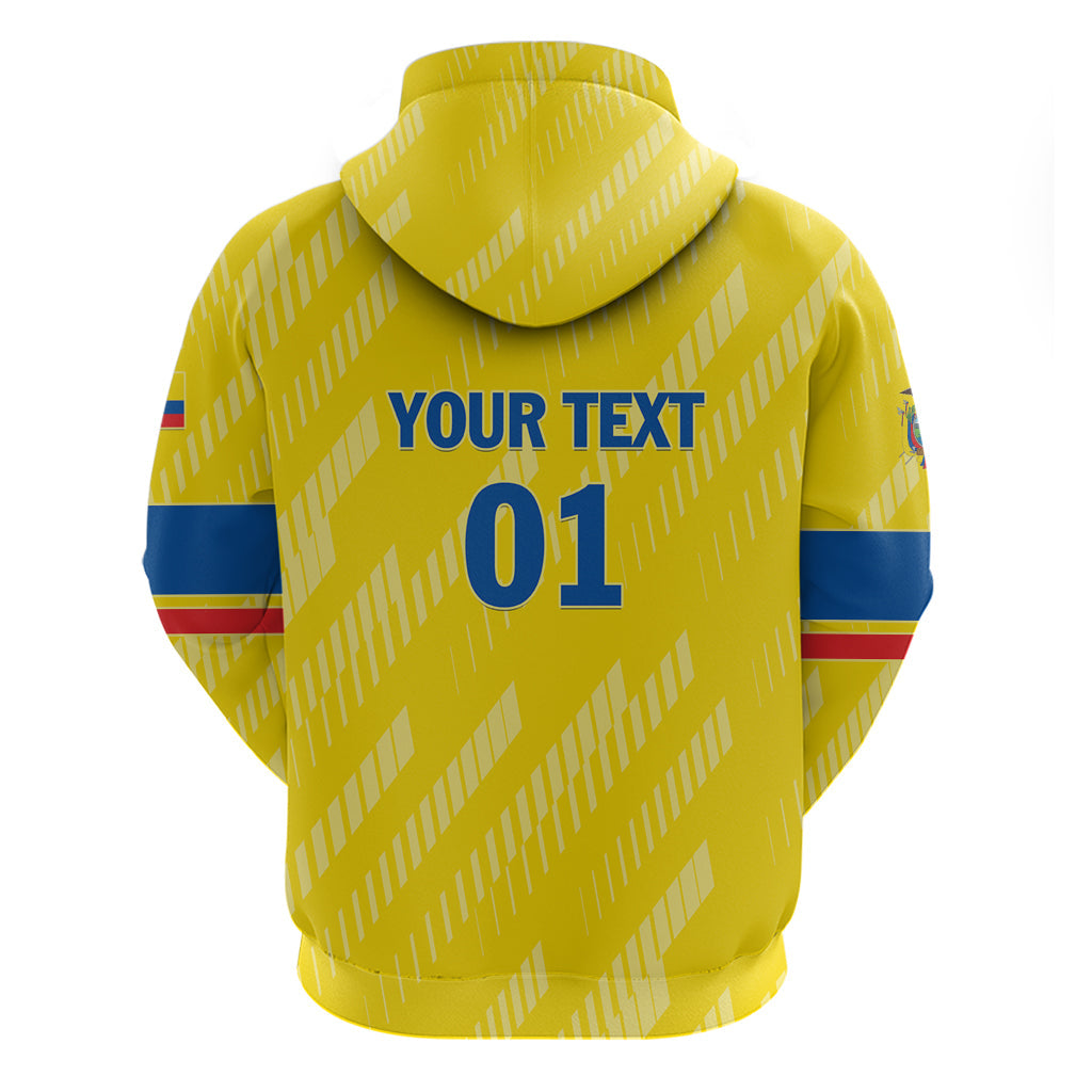 Personalized Ecuador 2024 Football Hoodie Come On La Tri LT01