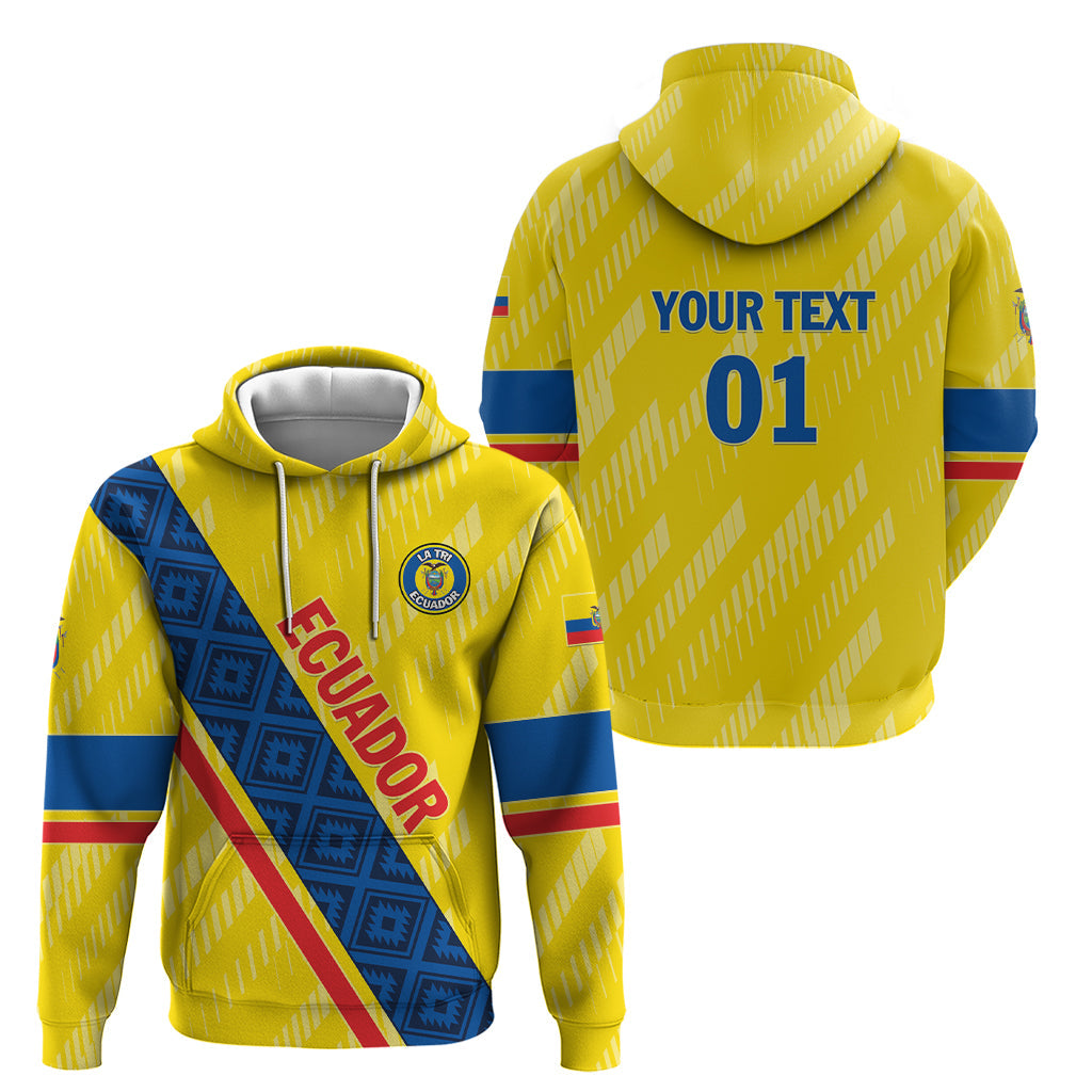 Personalized Ecuador 2024 Football Hoodie Come On La Tri LT01