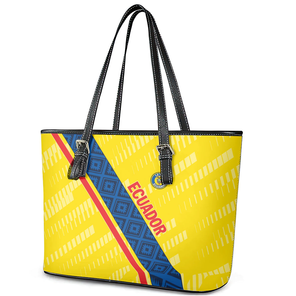 Ecuador 2024 Football Leather Tote Bag Come On La Tri LT01