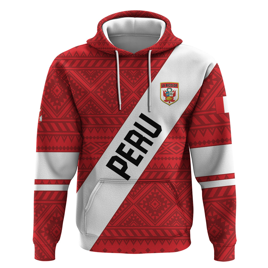 Personalized Peru 2024 Football Hoodie Come On La Bicolor LT01