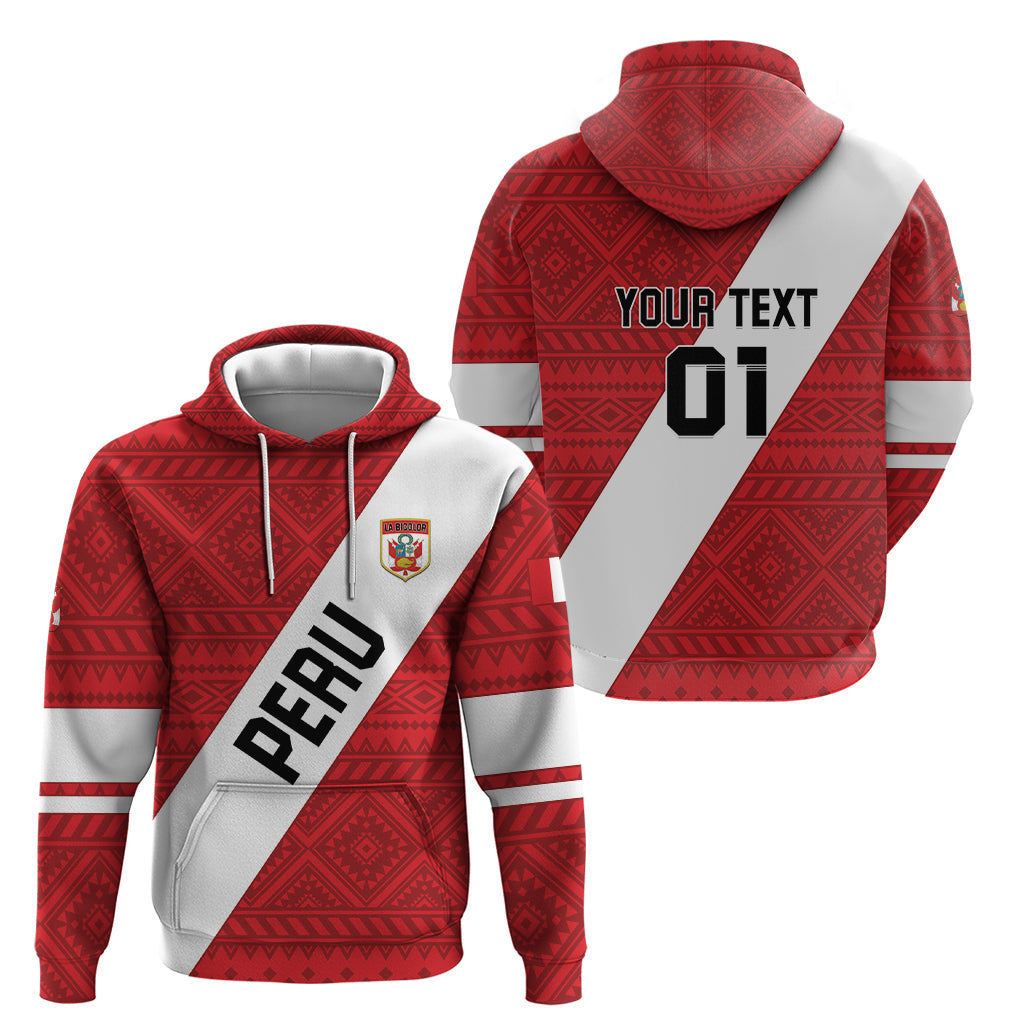 Personalized Peru 2024 Football Hoodie Come On La Bicolor LT01