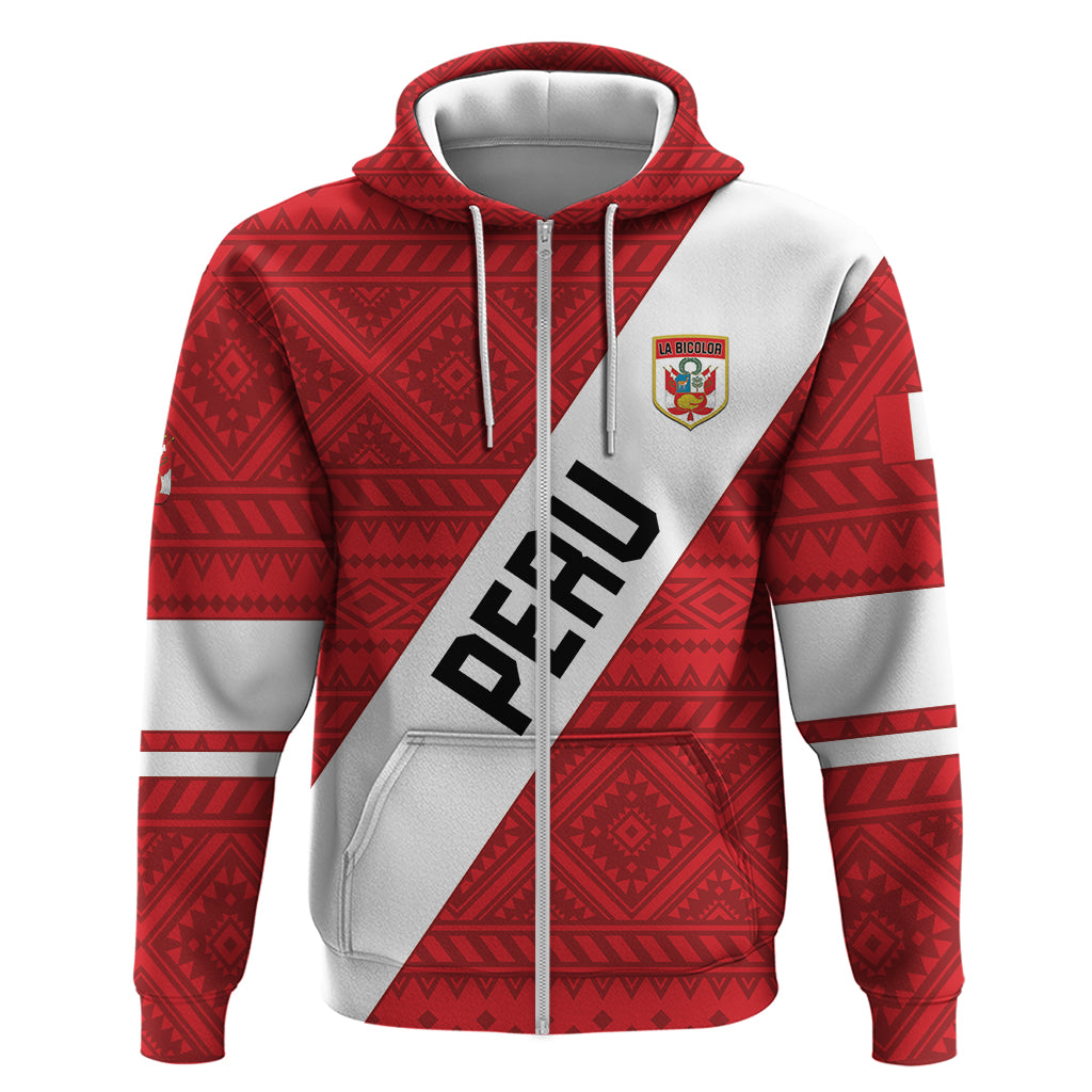 Personalized Peru 2024 Football Hoodie Come On La Bicolor LT01