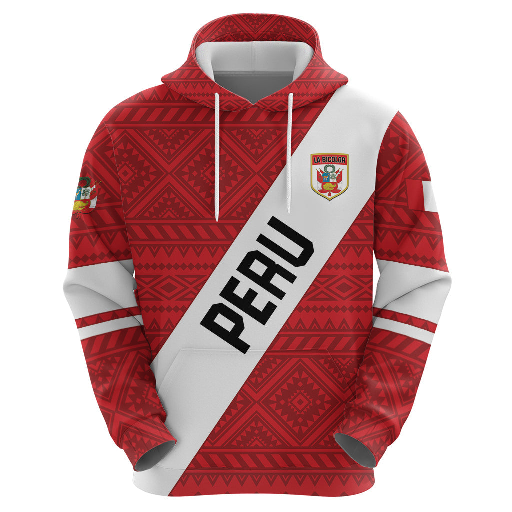 Personalized Peru 2024 Football Hoodie Come On La Bicolor LT01