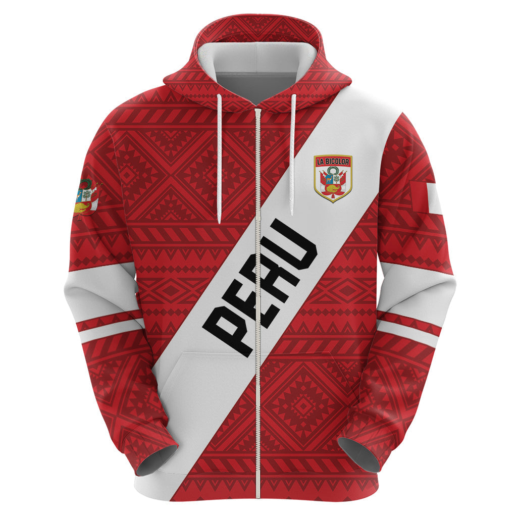 Personalized Peru 2024 Football Hoodie Come On La Bicolor LT01