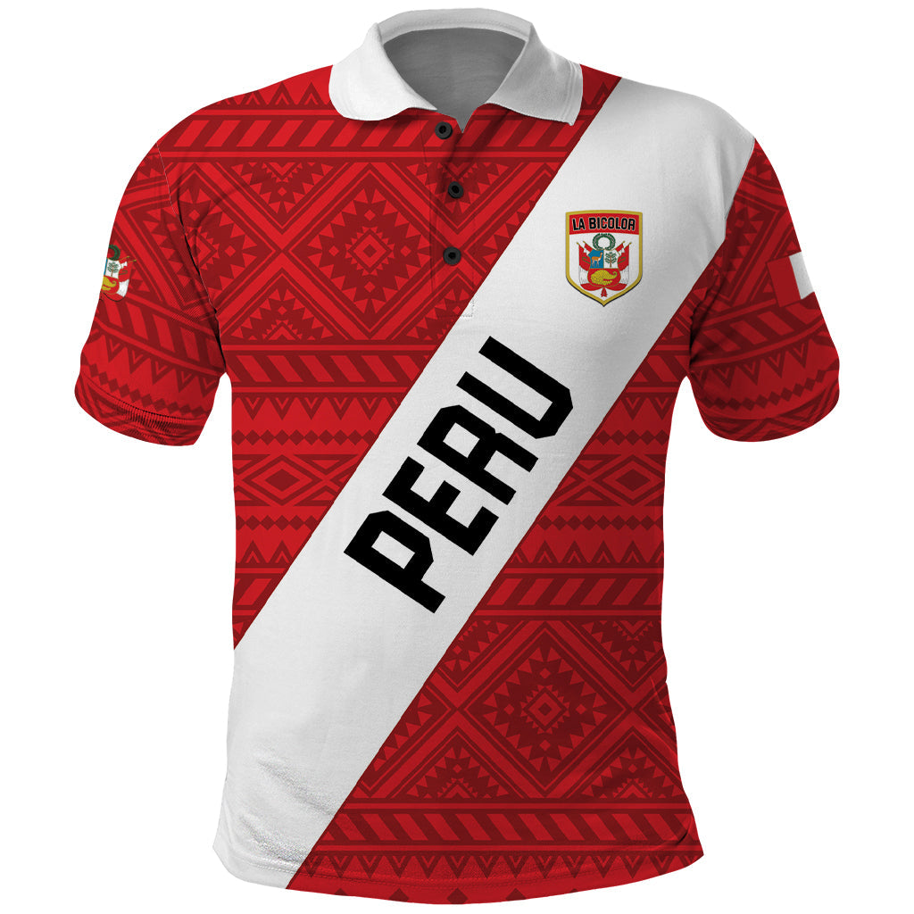 Personalized Peru 2024 Football Polo Shirt Come On La Bicolor LT01