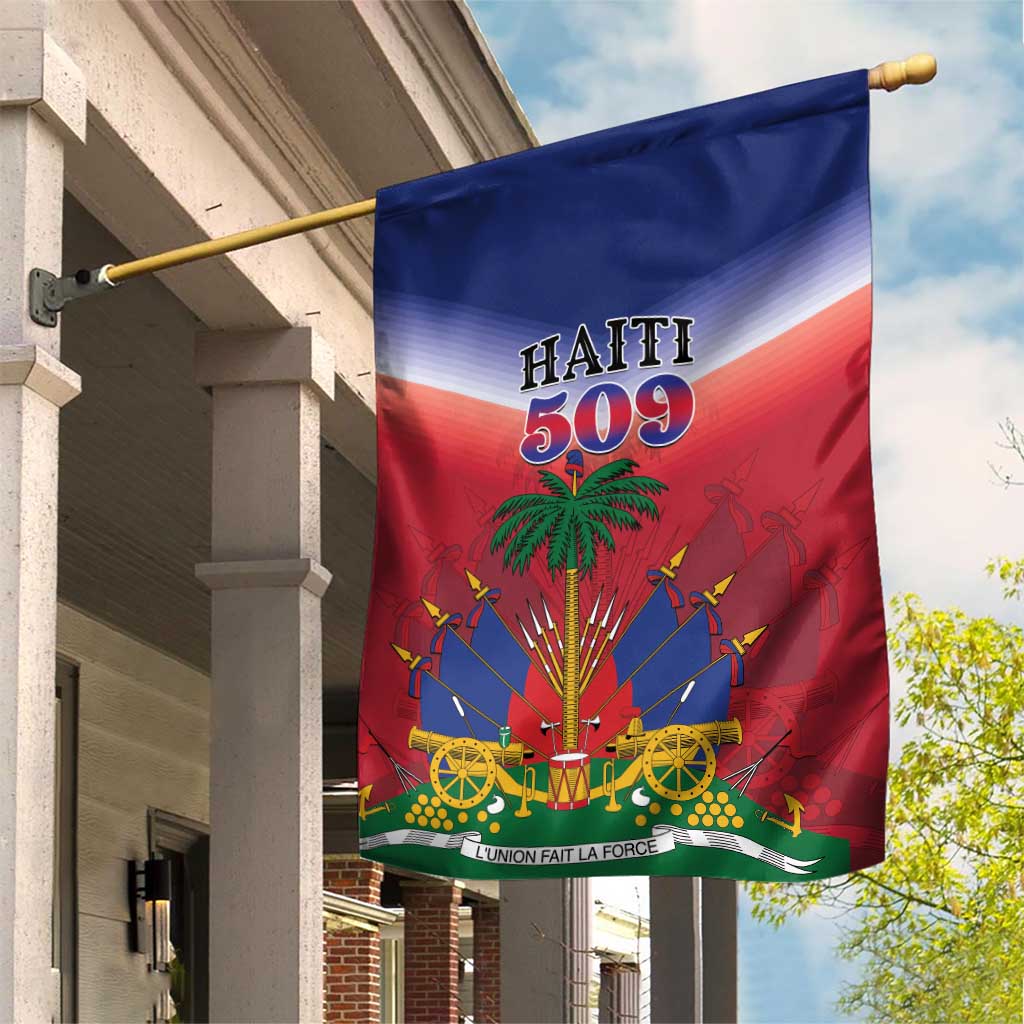 Afro Haiti 509 Garden Flag Repiblik d Ayiti LT01