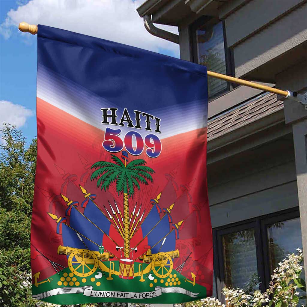 Afro Haiti 509 Garden Flag Repiblik d Ayiti LT01