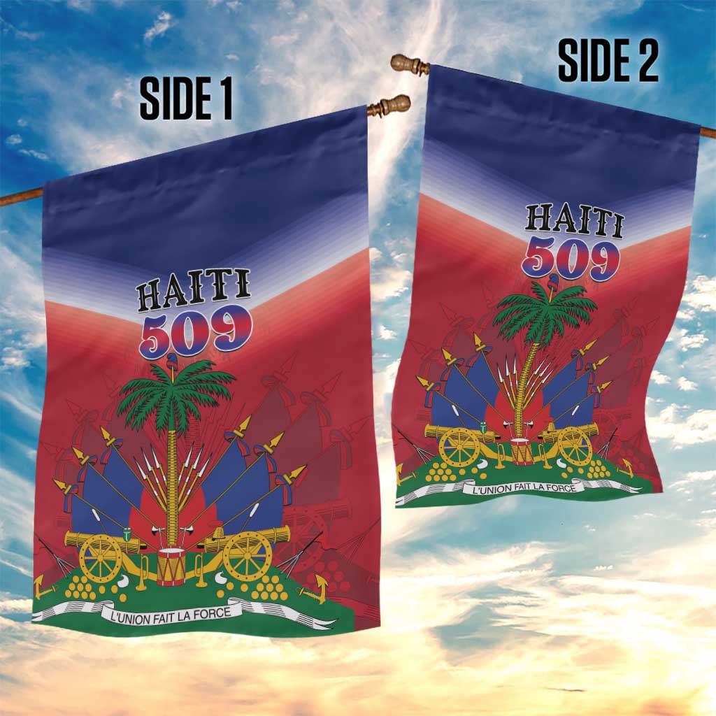 Afro Haiti 509 Garden Flag Repiblik d Ayiti LT01