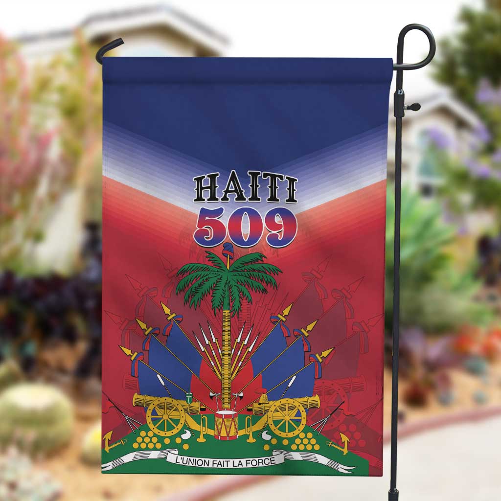 Afro Haiti 509 Garden Flag Repiblik d Ayiti LT01